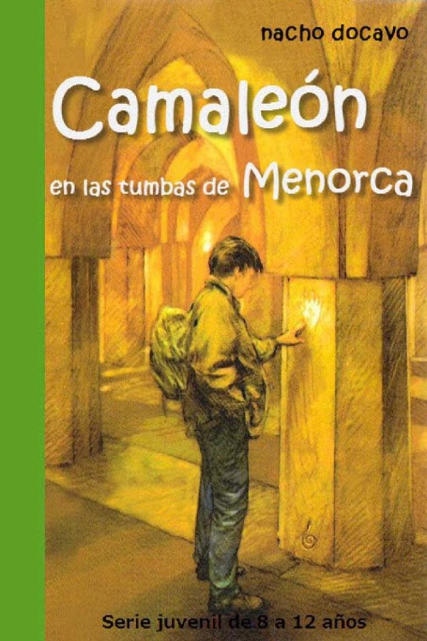 Camaleón en las tumbas de Menorca