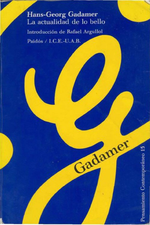 La actualidad de lo bello