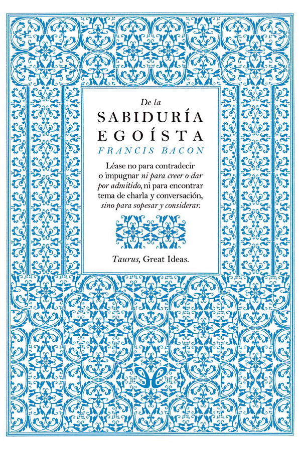 De la sabiduría egoísta