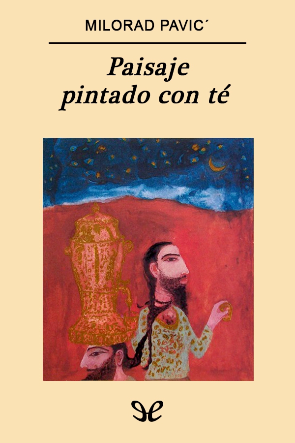 Paisaje pintado con te