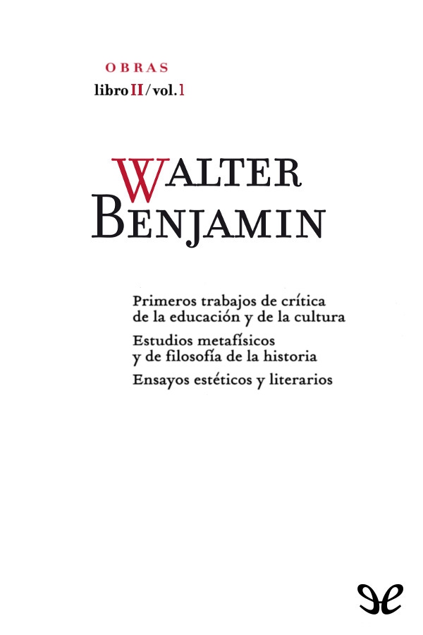 Libro II/Vol. 1