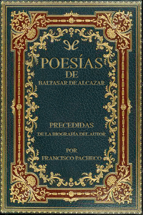 Poesías de Baltasar de Alcázar
