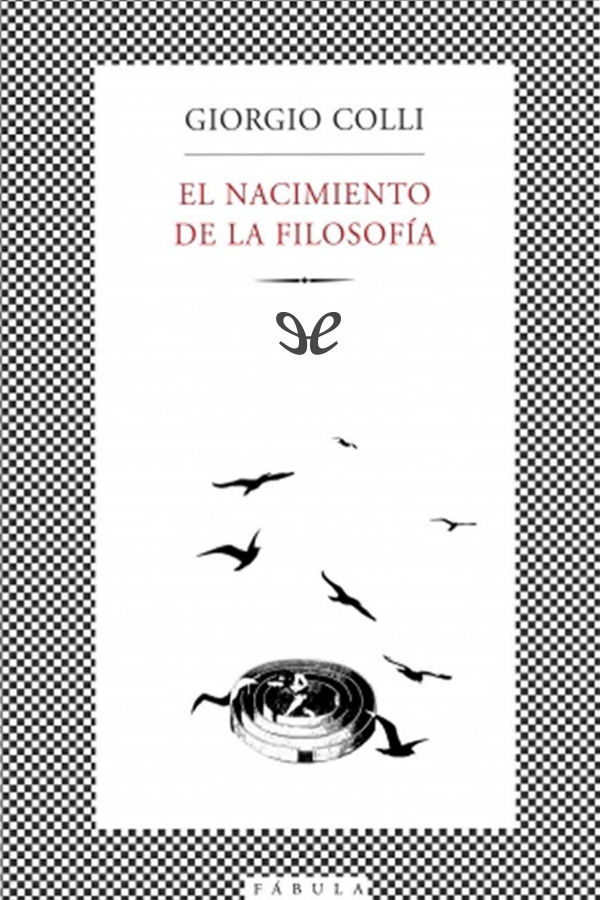 El nacimiento de la filosofía