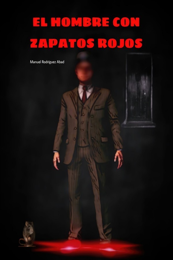 El hombre con zapatos rojos