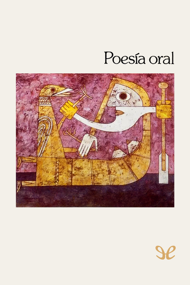 Poesía oral