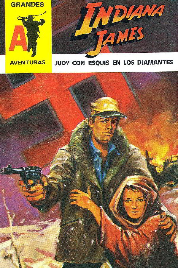 Judy con esquís en los diamantes