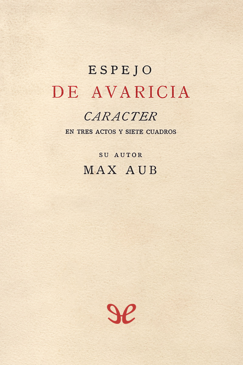 Espejo de avaricia